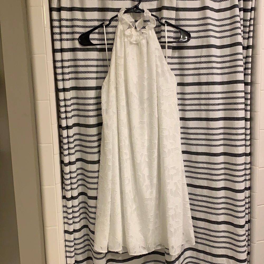 Sachin and Babi x Dillards white dress